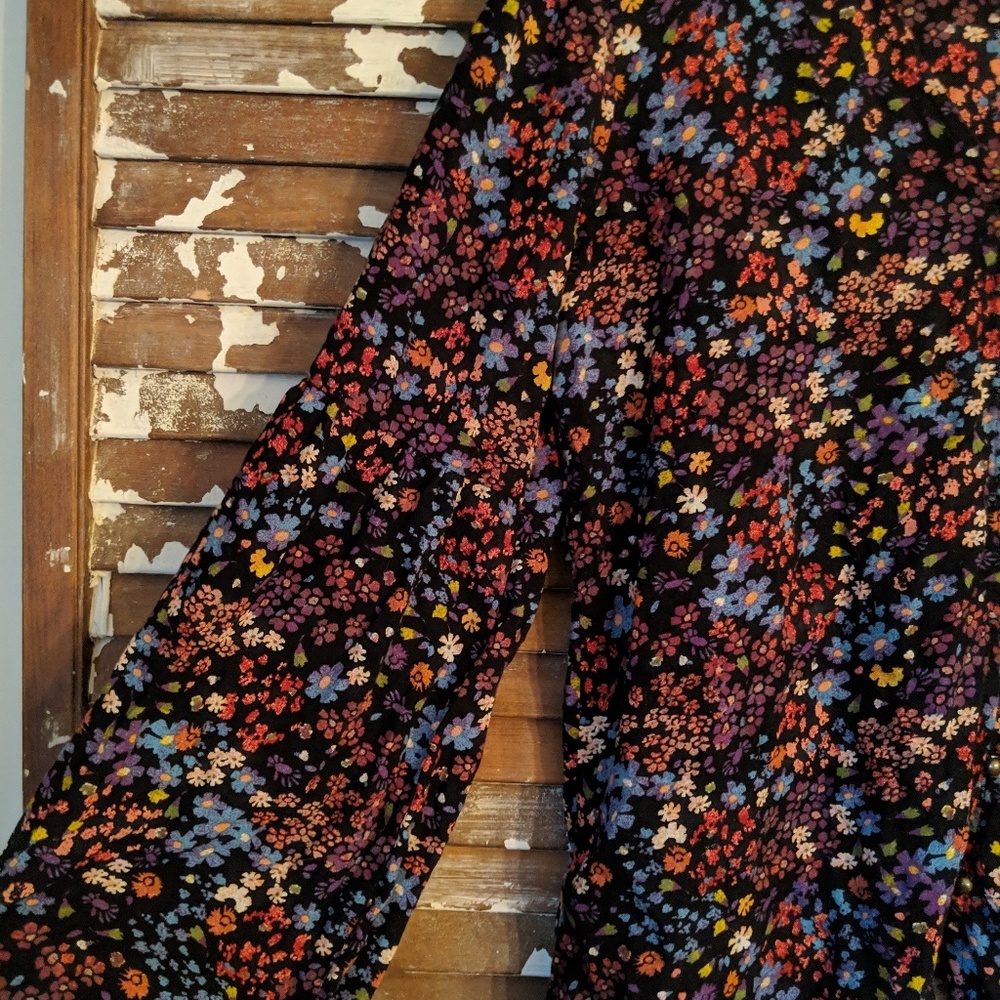 Floral long sleve top